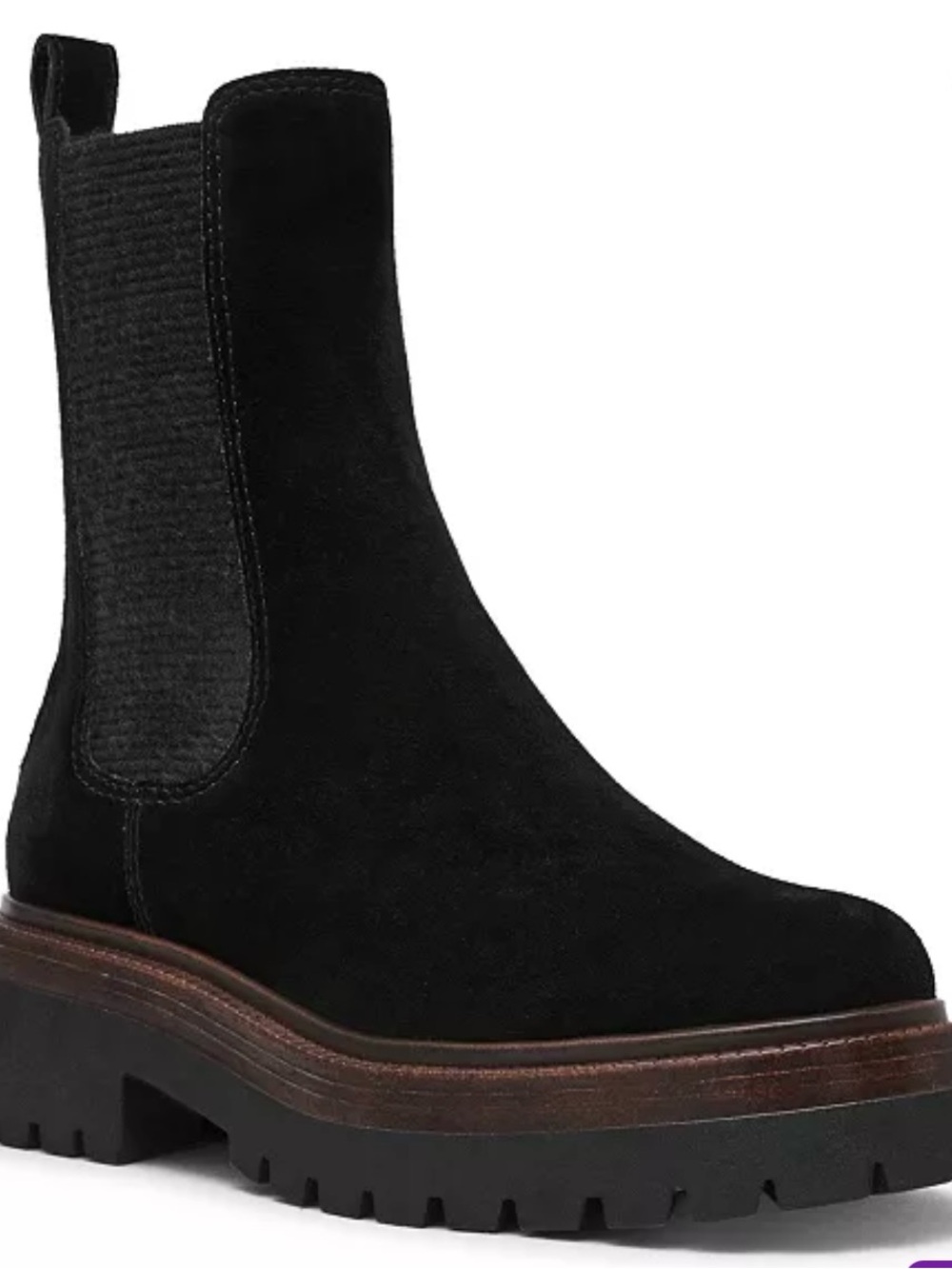 NIB Steve Madden Blitzen Lug-Sole Chelsea Booties